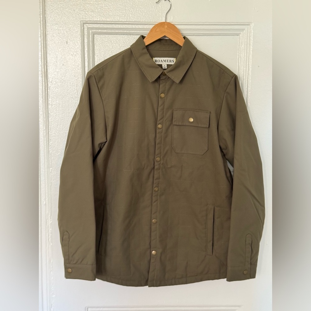 ROAMERS Men's Olive Green Water Repellent Quilted Jacket